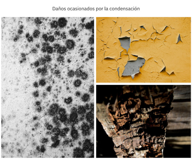 Efectos de la condensación en casa